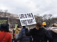 Sign at 2021 March for Life